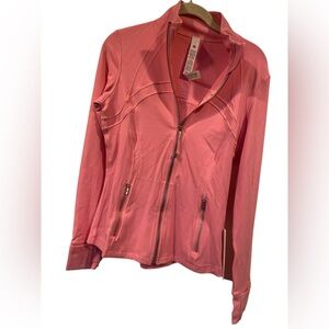 NWT Lululemon define jacket nulu PINK Size 8